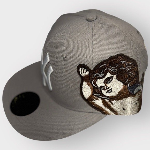 NEW YORK YANKEES New era x Jon Stan fitted hat SIZE‎ 7 TAGS GRAY